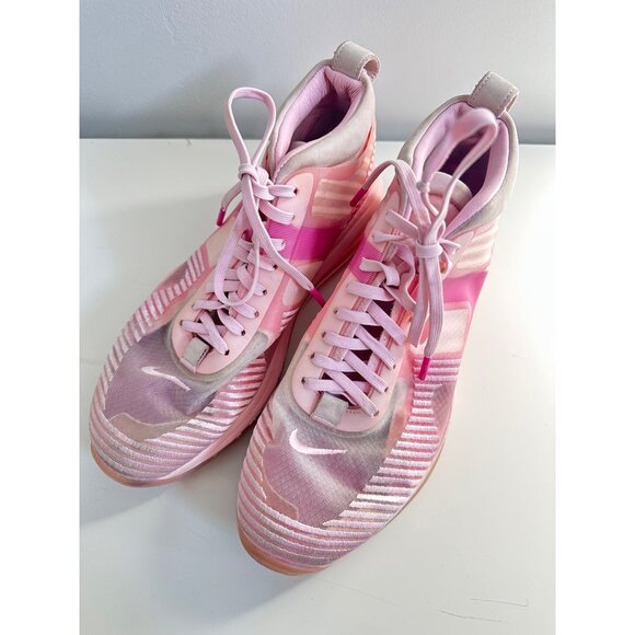 Nike Sneaker Mens 8.5 Eur42 John Elliott x LeBron Icon Baksetball Mid Top Pink main image 3
